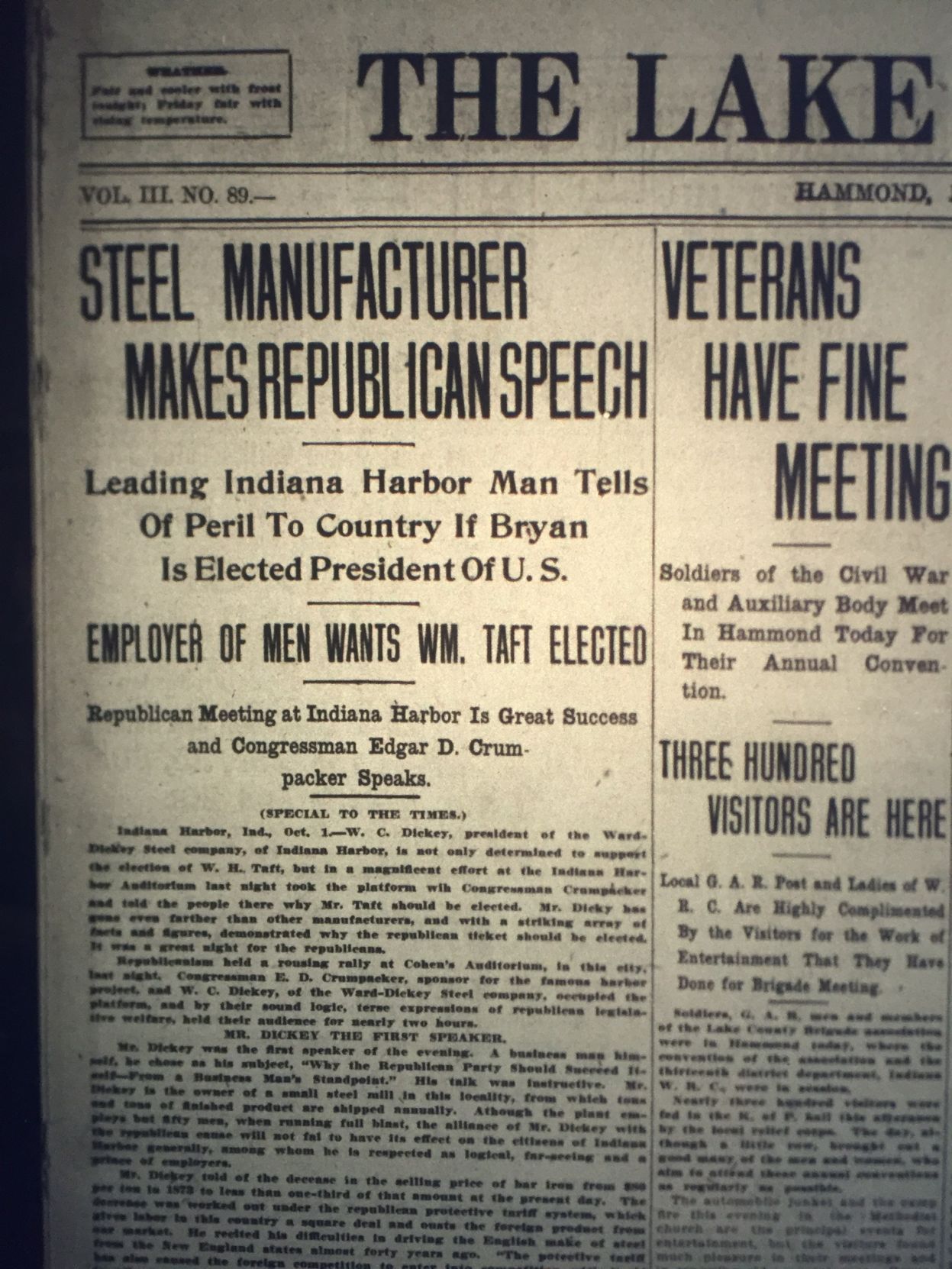 Steel labor